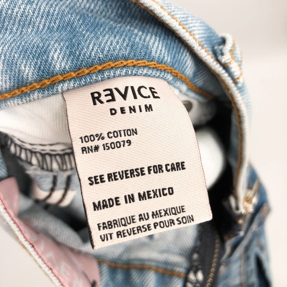 NWT Revice Yin Yang Crops in Tokyo Wash Jeans Two-Tone Denim 26 - Picture 9 of 9